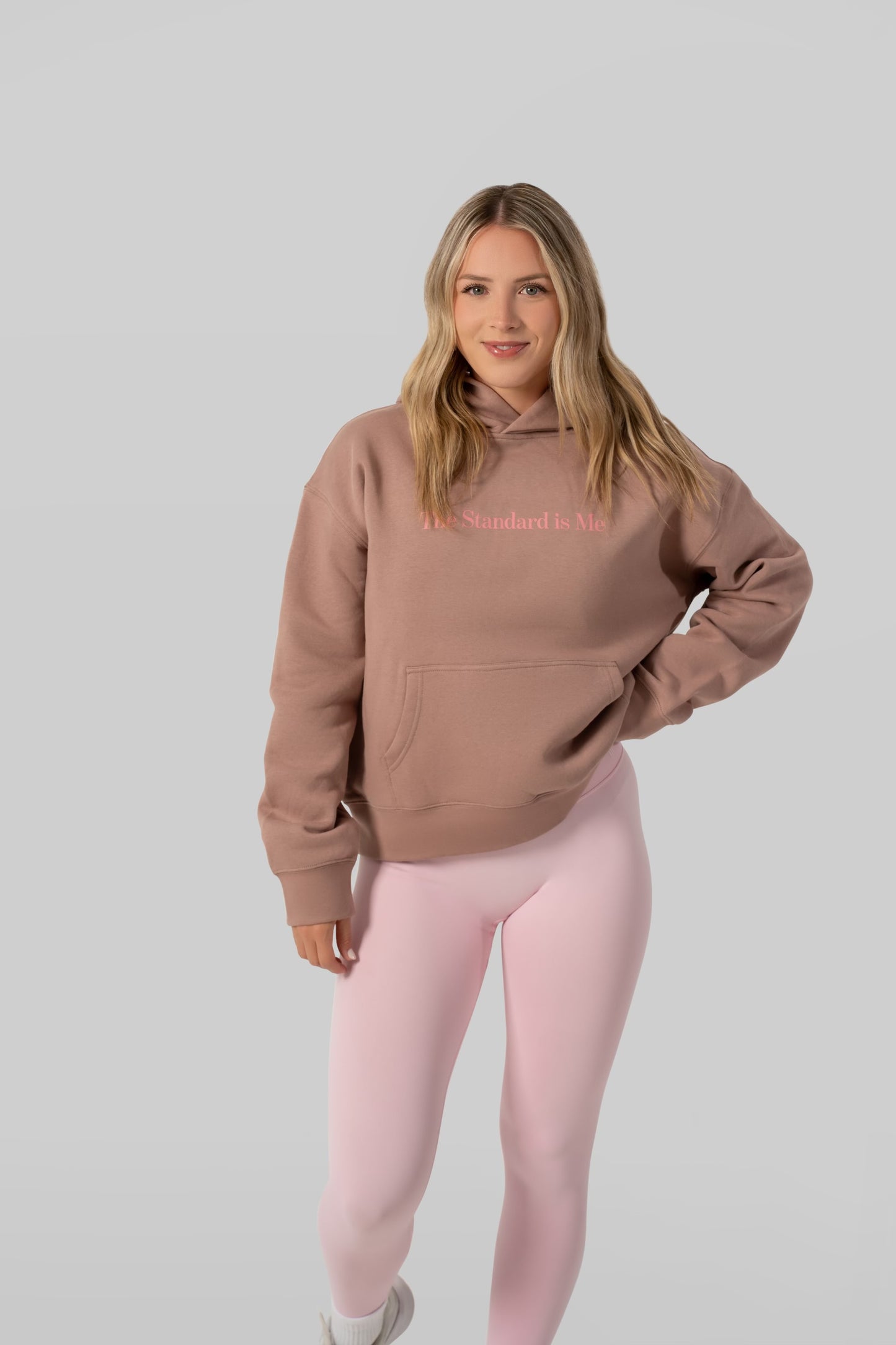 The Standard is Me Hoodie – Hazy Pink