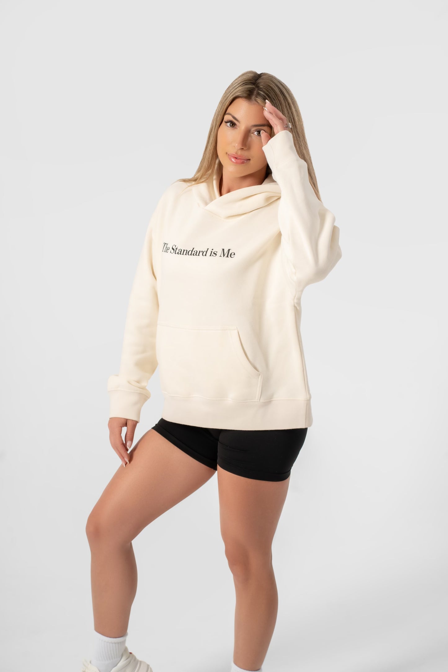 The Standard is Me Hoodie – Cream
