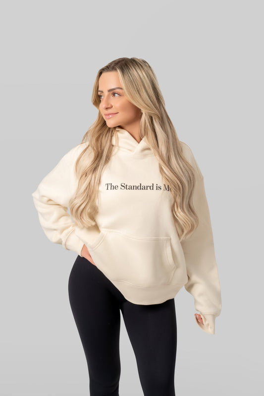 The Standard is Me Hoodie – Cream